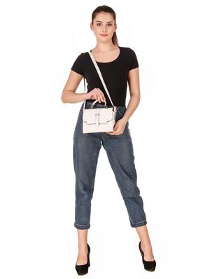 white polyester regular sling bag - 16712552 - Standard Image - 5