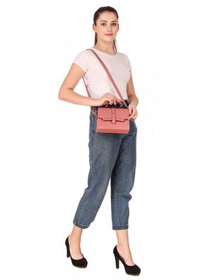 pink polyester regular sling bag - 16712582 - Standard Image - 5