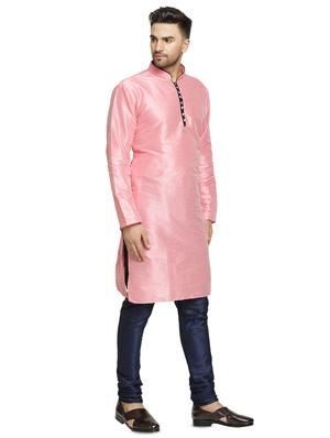 pink solid kurta pyjama set - 16712671 - Standard Image - 2