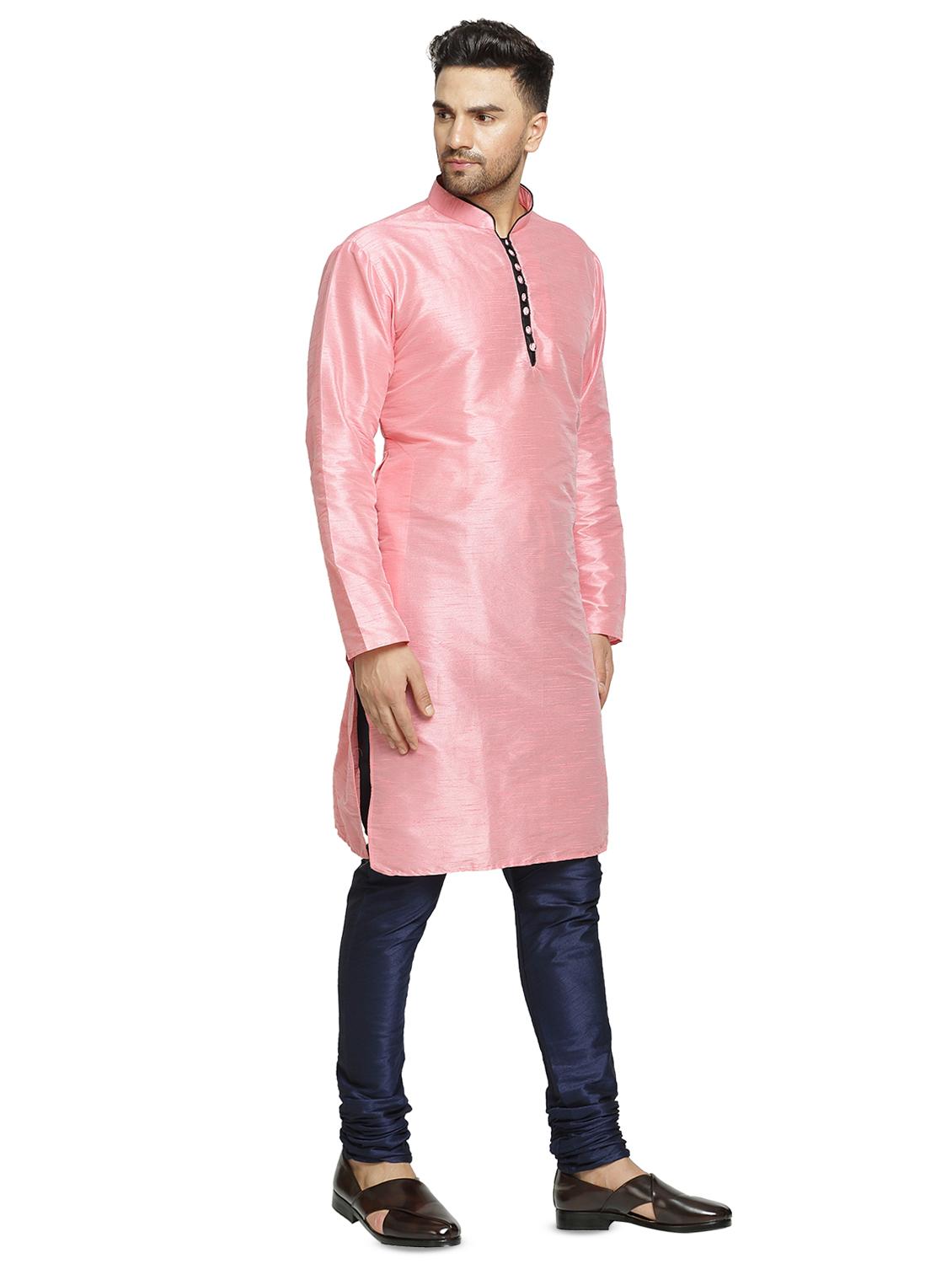 pink solid kurta pyjama set - 16712671 - Zoom Image - 2