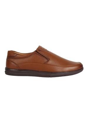 tan leatherette slip ons - 16712940 - Standard Image - 2