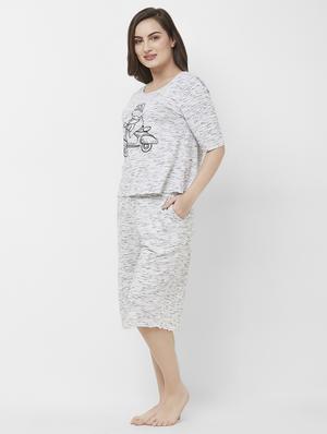 round neck quirky capri set - 16713048 - Standard Image - 2