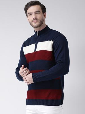 navy blue striped pullover - 16713499 - Standard Image - 2