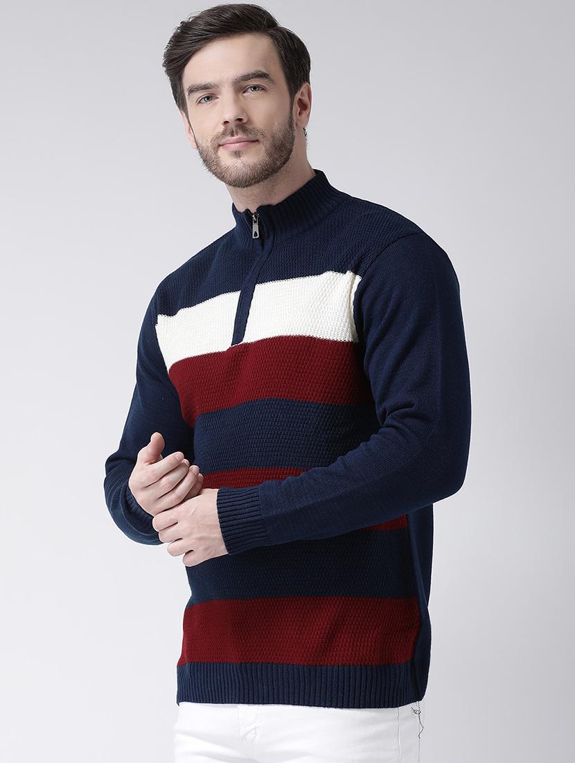 navy blue striped pullover - 16713499 - Zoom Image - 2