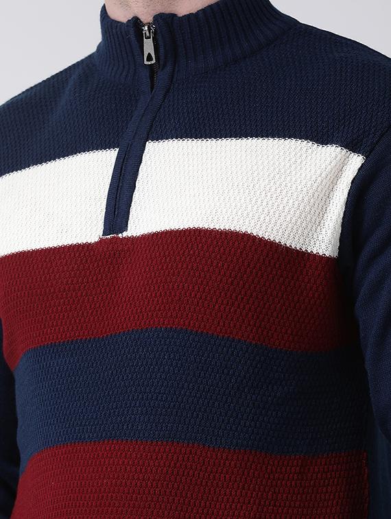 navy blue striped pullover - 16713499 - Zoom Image - 5