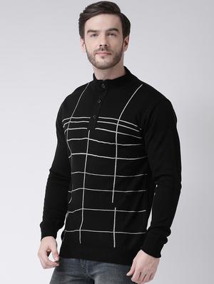 black checkered pullover - 16713512 - Standard Image - 2