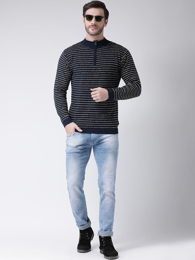 navy blue striped pullover - 16713526 - Zoom Image - 2