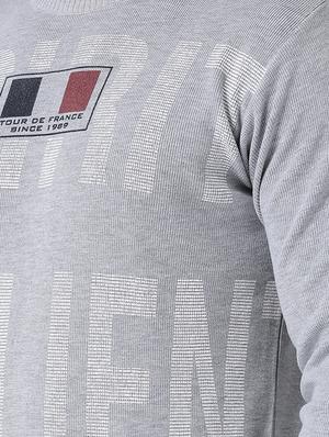 grey printed pullover - 16713536 - Standard Image - 5
