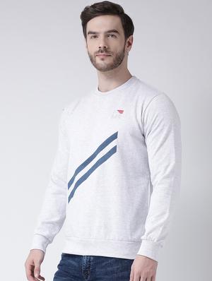 grey striped sweatshirt - 16713552 - Standard Image - 2