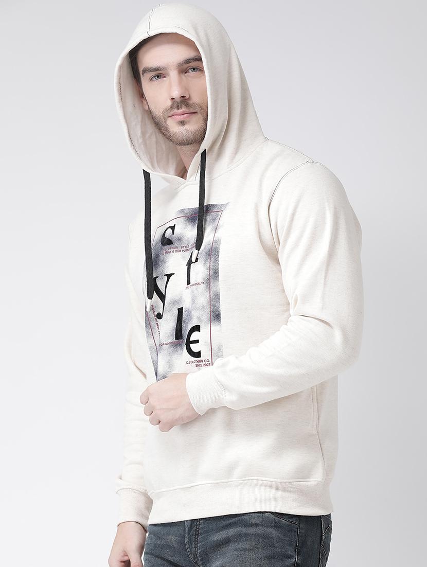 beige chest printed sweatshirt - 16713554 - Zoom Image - 2