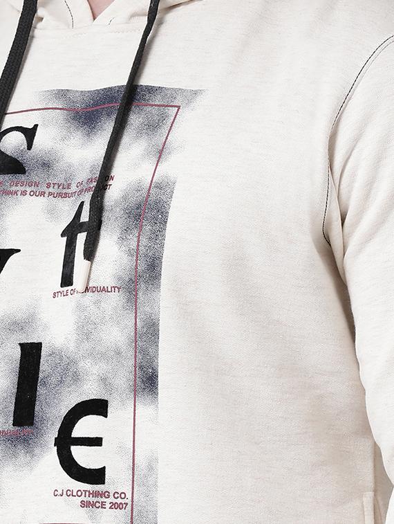 beige chest printed sweatshirt - 16713554 - Zoom Image - 5