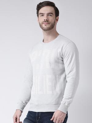 grey front print sweatshirt - 16713569 - Standard Image - 2