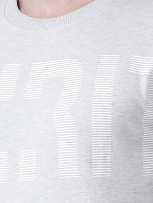 grey front print sweatshirt - 16713569 - Standard Image - 5