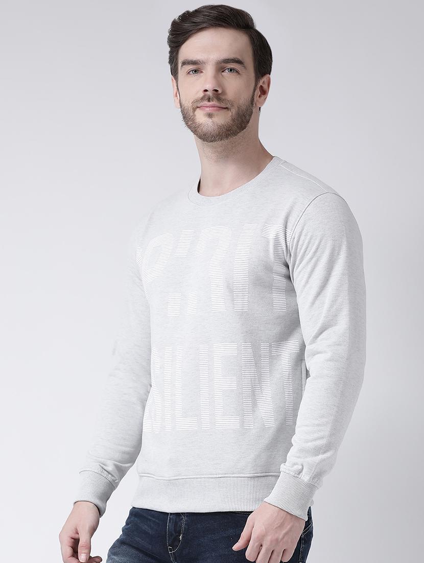 grey front print sweatshirt - 16713569 - Zoom Image - 2