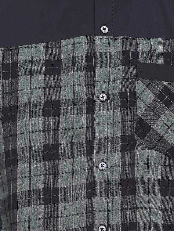 blue checkered casual shirt - 16713864 - Zoom Image - 5