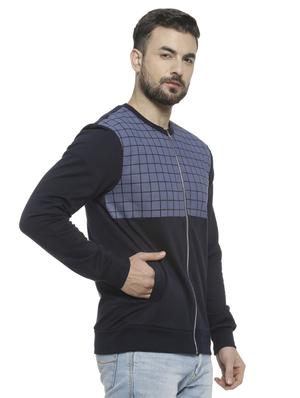 blue checkered casual jacket - 16713884 - Standard Image - 2