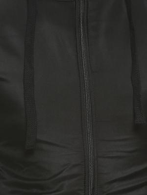 black solid casual jacket - 16713887 - Standard Image - 5