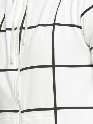 white checkered hooded sweatshirt - 16713895 - Standard Image - 5