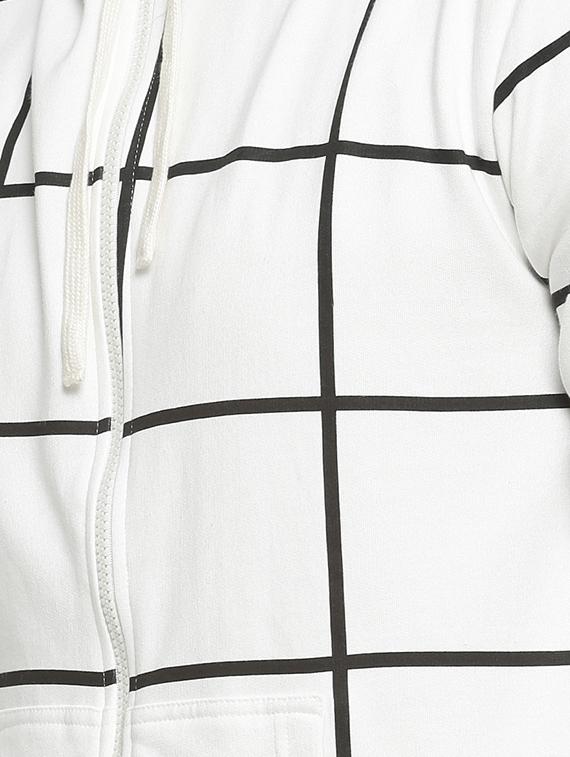 white checkered hooded sweatshirt - 16713895 - Zoom Image - 5