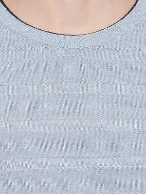 light blue striped pullover - 16713989 - Standard Image - 5