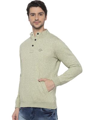 green solid sweatshirt - 16714028 - Standard Image - 2