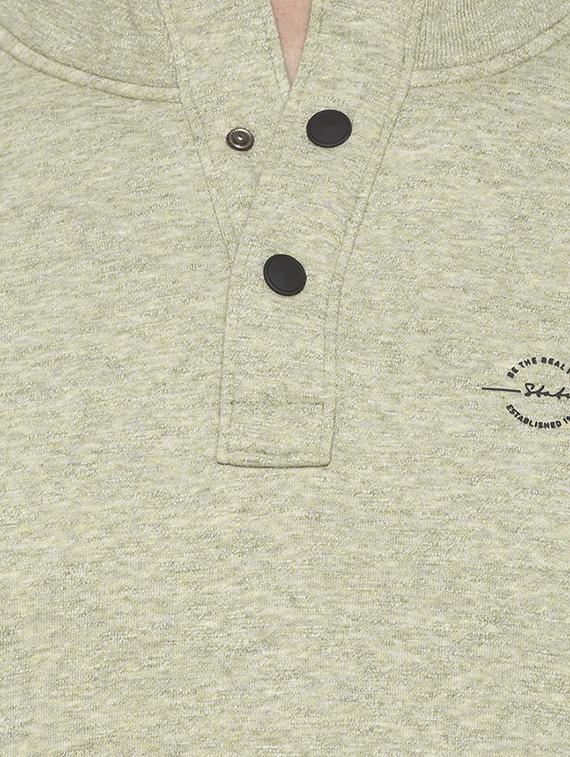 green solid sweatshirt - 16714028 - Zoom Image - 5