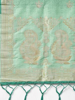 floral banarasi dupatta - 16714090 - Standard Image - 2