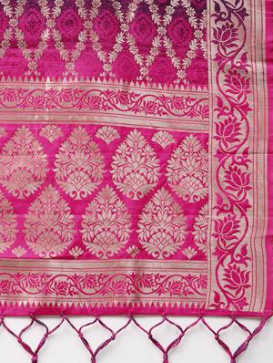 floral banarasi dupatta - 16714113 - Standard Image - 2