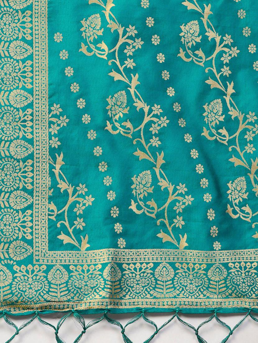 floral banarasi dupatta - 16714118 - Zoom Image - 2
