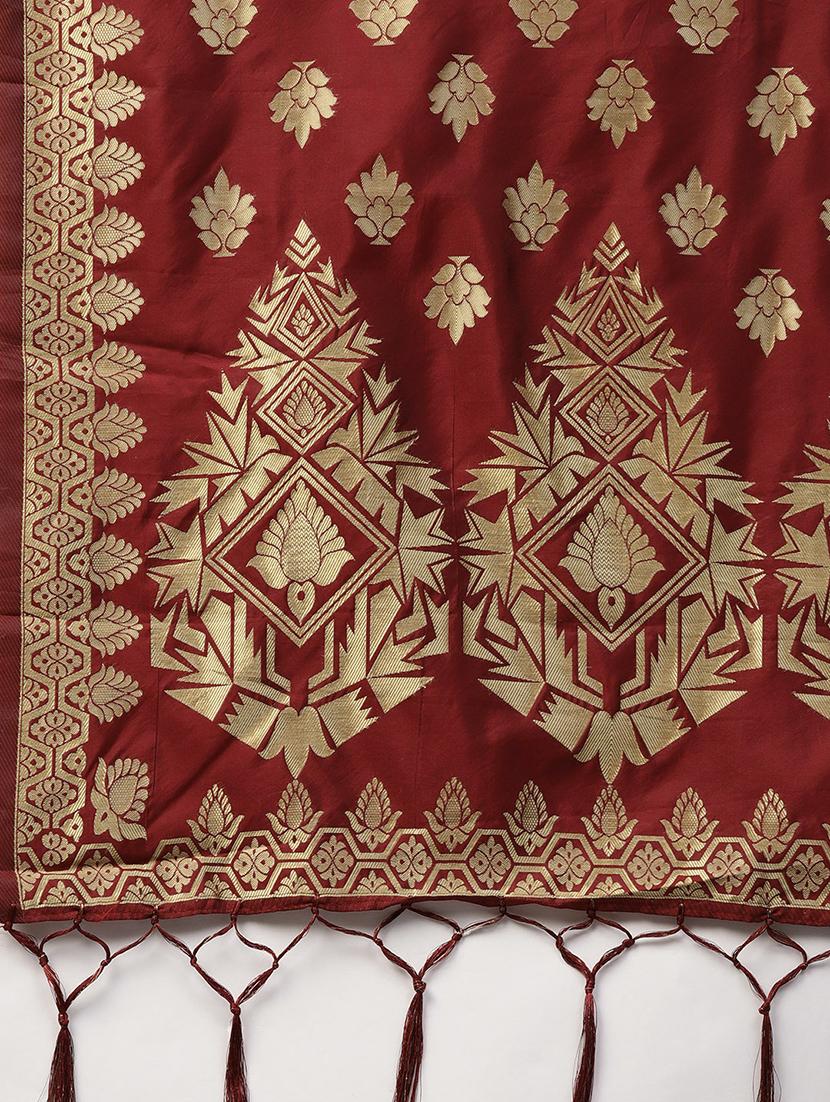 floral banarasi dupatta - 16714130 - Zoom Image - 2