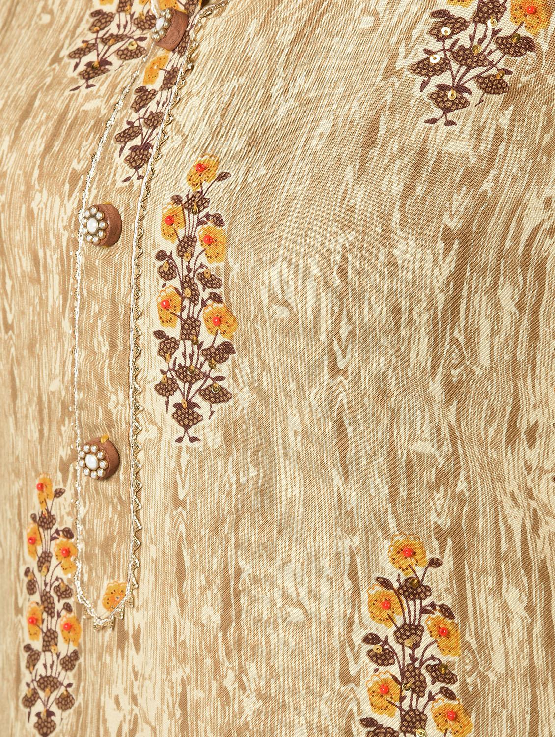floral kurta skirt set - 16714199 - Zoom Image - 5
