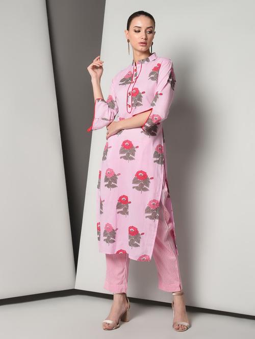 floral kurta pant set - 16714200 - Standard Image - 1