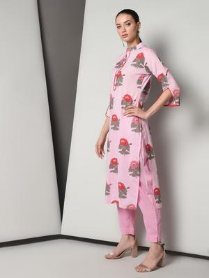 floral kurta pant set - 16714200 - Standard Image - 2