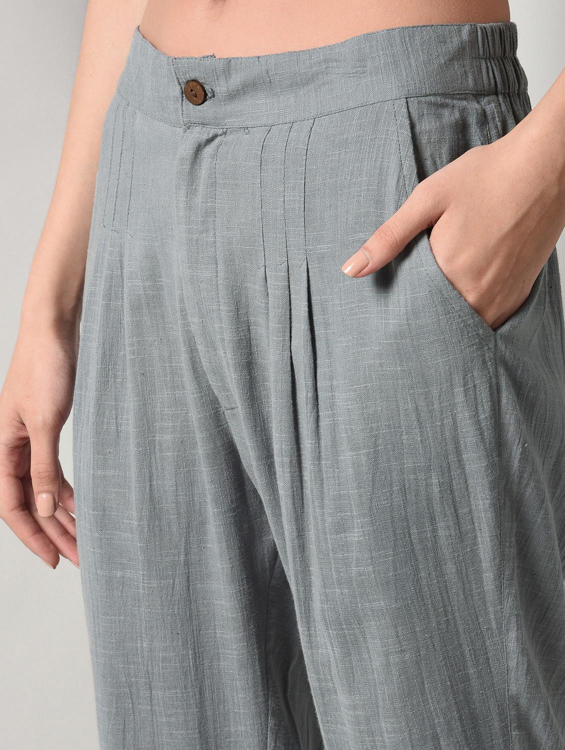 high rise pleated trouser - 16714207 - Zoom Image - 5
