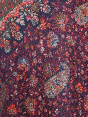blue wool stole - 16715401 - Standard Image - 2
