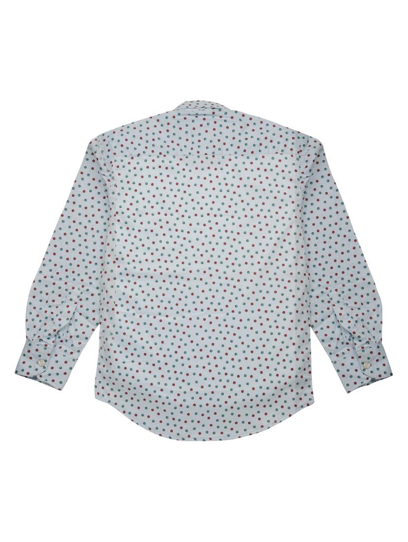 light blue cotton shirt - 16716255 - Zoom Image - 2