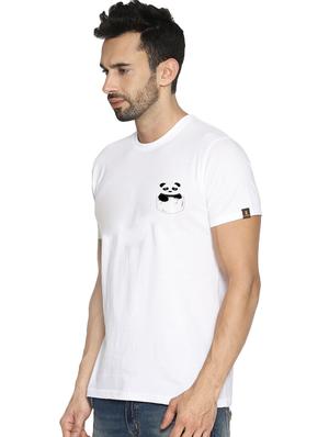 white chest printed t-shirt - 16716267 - Standard Image - 2