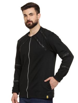 black taped casual jacket - 16716867 - Standard Image - 2