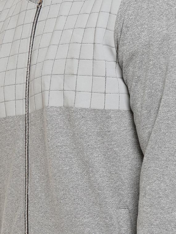 grey checkered casual jacket - 16716870 - Zoom Image - 5
