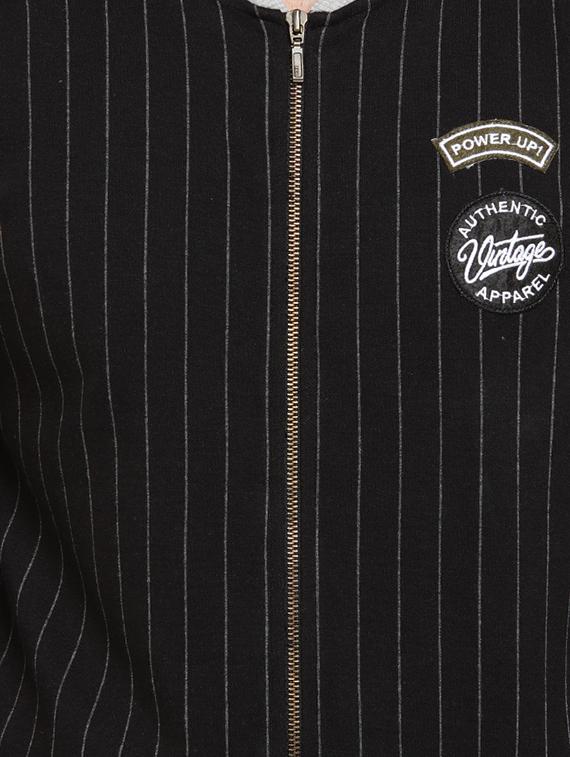 black striped casual jacket - 16716871 - Zoom Image - 5