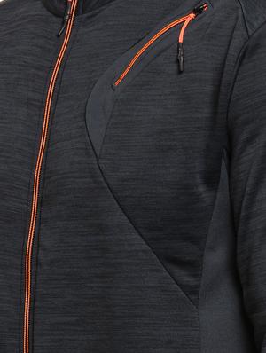 black solid casual jacket - 16716874 - Standard Image - 5