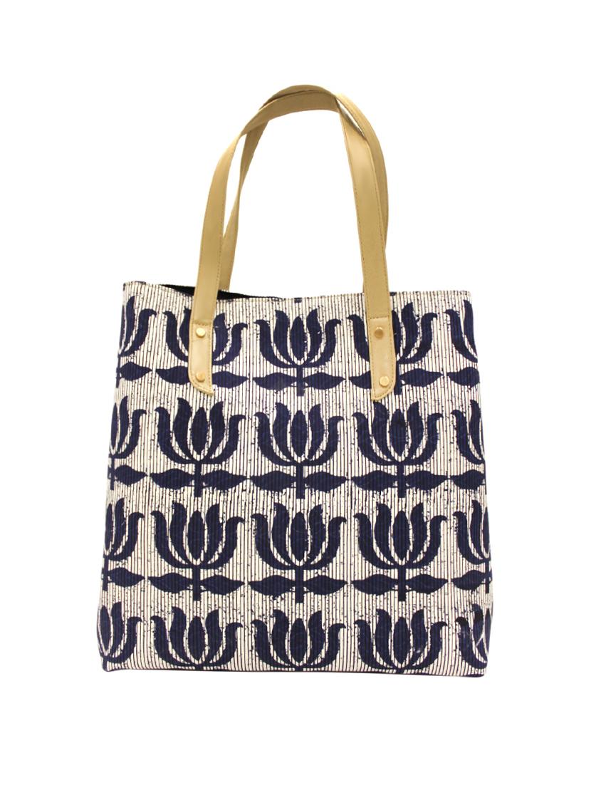 blue canvas handbag - 16717086 - Zoom Image - 2
