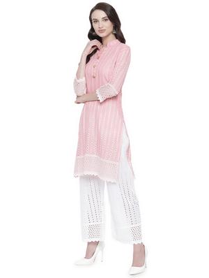 chikankari kurta palazzo set - 16717202 - Standard Image - 2