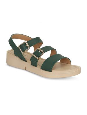 green back strap sandals - 16717350 - Standard Image - 2
