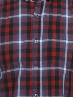 red checkered casual shirt - 16717650 - Standard Image - 5