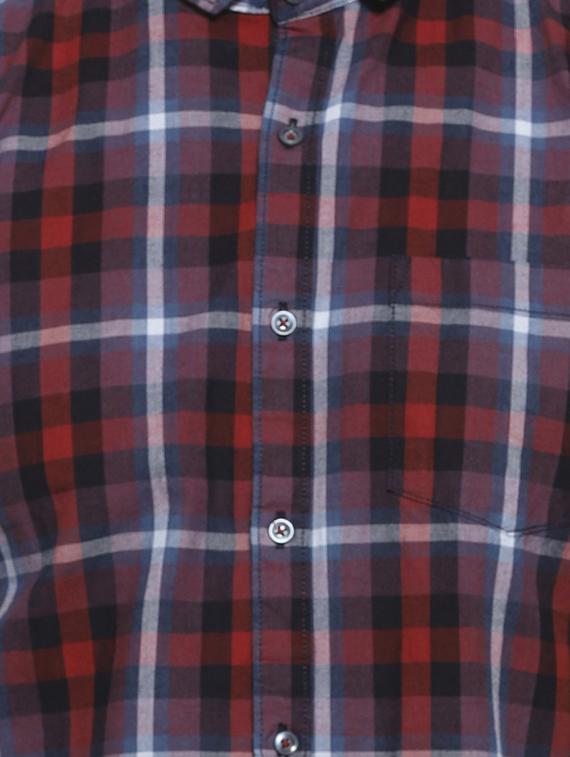 red checkered casual shirt - 16717650 - Zoom Image - 5