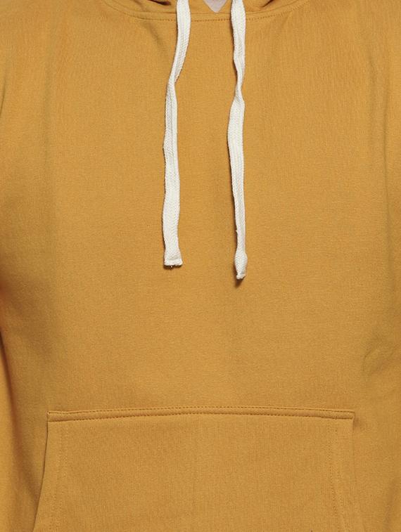 yellow solid hooded sweatshirt - 16717671 - Zoom Image - 5