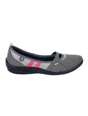 grey slip on casual shoes - 16718167 - Standard Image - 2