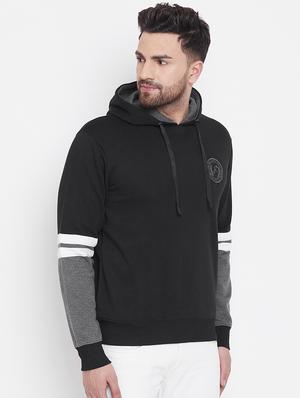 black color block sweatshirt - 16718298 - Standard Image - 2