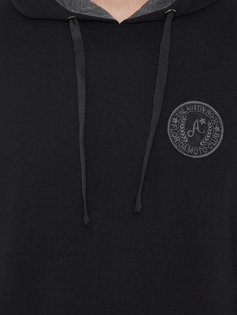 black color block sweatshirt - 16718298 - Zoom Image - 5